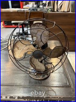 10 1939 Antique EMERSON ELECTRIC 2450B Oscillating Cast Iron Metal Electric Fan 10 1939 Antique EMERSON ELECTRIC 2450B Oscillating Cast Iron Metal Electric Fan