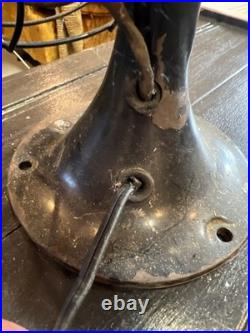 10 1939 Antique EMERSON ELECTRIC 2450B Oscillating Cast Iron Metal Electric Fan 10 1939 Antique EMERSON ELECTRIC 2450B Oscillating Cast Iron Metal Electric Fan