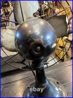 10 1939 Antique EMERSON ELECTRIC 2450B Oscillating Cast Iron Metal Electric Fan 10 1939 Antique EMERSON ELECTRIC 2450B Oscillating Cast Iron Metal Electric Fan