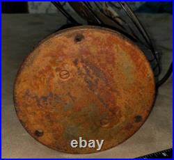 10 1939 Antique EMERSON ELECTRIC 2450B Oscillating Cast Iron Metal Electric Fan