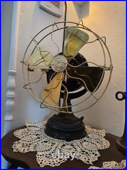 12 1903 General Electric Pancake Electric Fan GE Cosmeticaly Restored