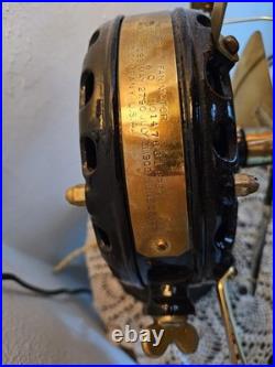 12 1903 General Electric Pancake Electric Fan GE Cosmeticaly Restored