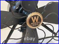 12 Antique Westinghouse Electric Fan tested Working Modle315734 (WE02)