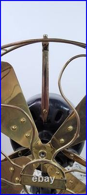 12 Dayton Fan, Wide Motor, Brass Cage/blades/struts. Working. Read Description