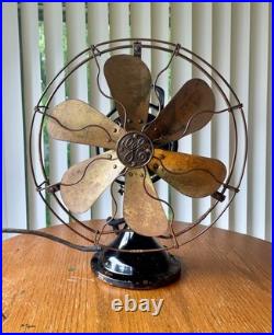 12 GE 3-star Oscillating Fan with 6BB/BC, Type A0 Form R9. Original Beautiful