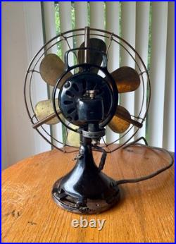 12 GE 3-star Oscillating Fan with 6BB/BC, Type A0 Form R9. Original Beautiful
