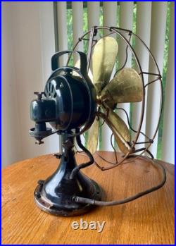 12 GE 3-star Oscillating Fan with 6BB/BC, Type A0 Form R9. Original Beautiful