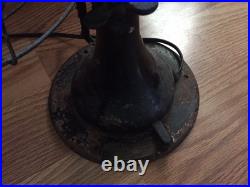 12 Peerless Oscillating Fan With Brass Blades GE Western Electric Emerson