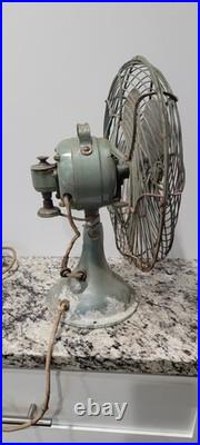 12 Tokyo Shibaura Electric Co Antique Fan. Runs On All 3 Speeds! READ ALL