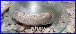 12 Tokyo Shibaura Electric Co Antique Fan. Runs On All 3 Speeds! READ ALL