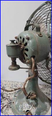 12 Tokyo Shibaura Electric Co Antique Fan. Runs On All 3 Speeds! READ ALL