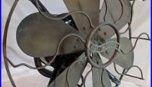 12 Westinghouse 6 Blade Tank Antique electric fan