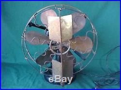 12 antique brass Westinghouse Vane electric oscillating fan style # 133611
