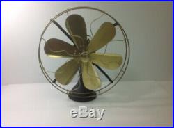 16Table Desk Fan Oscillating Blade Electric Work 3 Speed Vintage Antique style