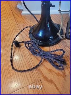 16 3 STAR GE Oscillating Fan, Brass Cage and Blades, 3 Speeds, 1917 16 3 STAR GE Oscillating Fan, Brass Cage and Blades, 3 Speeds, 1917