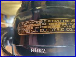 16 3 STAR GE Oscillating Fan, Brass Cage and Blades, 3 Speeds, 1917 16 3 STAR GE Oscillating Fan, Brass Cage and Blades, 3 Speeds, 1917