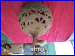 1898 Tuerk Hunter Fan & Motor Co antique electric ceiling fan ornate motor case 1898 Tuerk Hunter Fan & Motor Co antique electric ceiling fan ornate motor case