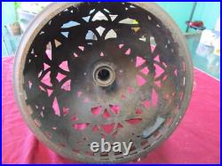 1898 Tuerk Hunter Fan & Motor Co antique electric ceiling fan ornate motor case 1898 Tuerk Hunter Fan & Motor Co antique electric ceiling fan ornate motor case