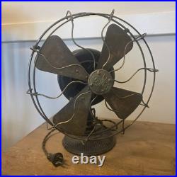 1900 GE Electric Fan Antique Rare