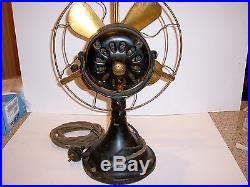 1901 Antique General Electric 3 Speed Fan