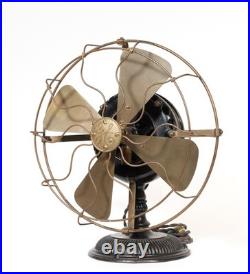 1902 GE 5-Speed Antique Pancake Fan Excellent Original Condition Works Great