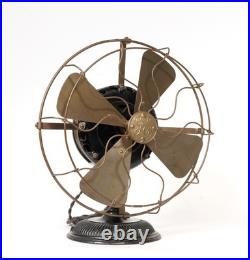 1902 GE 5-Speed Antique Pancake Fan Excellent Original Condition Works Great