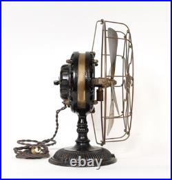 1902 GE 5-Speed Antique Pancake Fan Excellent Original Condition Works Great