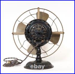 1902 GE 5-Speed Antique Pancake Fan Excellent Original Condition Works Great