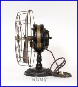 1902 GE 5-Speed Antique Pancake Fan Excellent Original Condition Works Great