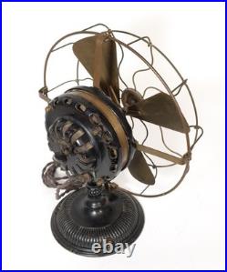 1902 GE 5-Speed Antique Pancake Fan Excellent Original Condition Works Great