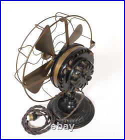 1902 GE 5-Speed Antique Pancake Fan Excellent Original Condition Works Great