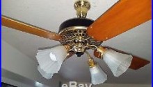 1906 Hunter Tuerk Ceiling Fan-antique-vintage- Restored -110 Years-lifetime Guar