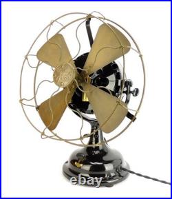 1907 12 GE Pancake Restored Trunnion Mount Desk Fan 1907 12 GE Pancake Restored Trunnion Mount Desk Fan