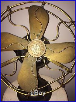 1910-11c. Fort Wayne Electric Works U. S. A, (G. E.) 12 Antique Desk Fan