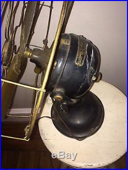 1910-11c. Fort Wayne Electric Works U. S. A, (G. E.) 12 Antique Desk Fan
