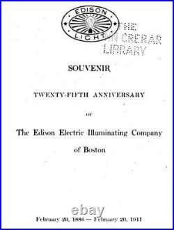1911 Edison Dynamo Model - Souvenir From The 25th Anniversary of Boston Edison 1911 Edison Dynamo Model - Souvenir From The 25th Anniversary of Boston Edison