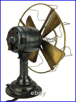 1912 8 Westinghouse All Brass Desk Fan Antique Electric