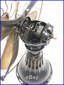 1918 Lake Breeze hot air sterling motor alcohol fan Antique Vintage