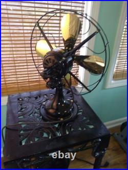 1920's Robbin & Meyers 16 3 speed oscillating fan, refurbished