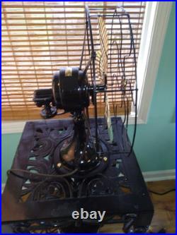 1920's Robbin & Meyers 16 3 speed oscillating fan, refurbished