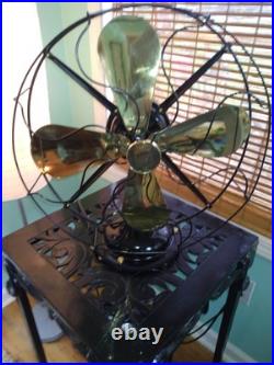 1920's Robbin & Meyers 16 3 speed oscillating fan, refurbished