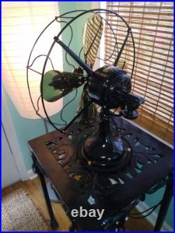 1920's Robbin & Meyers 16 3 speed oscillating fan, refurbished