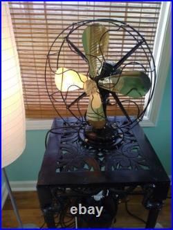 1920's Robbin & Meyers 16 3 speed oscillating fan, refurbished