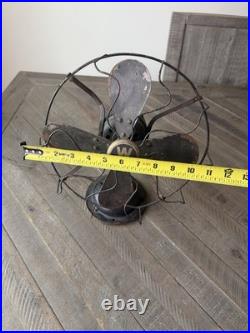 1920s-30s Antique Westinghouse 13' Desk Fan 4 Blade 3 Speed WORKING