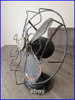 1920s-30s Antique Westinghouse 13' Desk Fan 4 Blade 3 Speed WORKING