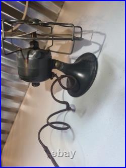 1920s GE Series G 6 fan, Brass Blades, one-speed 110V AC/DC