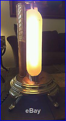 1920s antique GE A-23 General Electric bulb space heater. Works. Minty