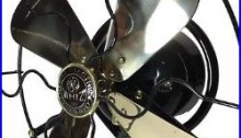 1924 Antique Brass Blade Ge Whiz Fan Restored To Perfection! Runs Very Smooth