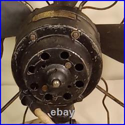 1925 Polar Cub Type H Brass Blade Electric Desk Fan Works