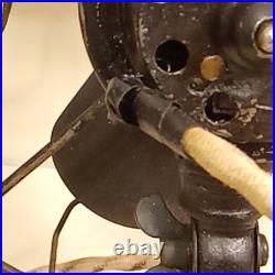 1925 Polar Cub Type H Brass Blade Electric Desk Fan Works